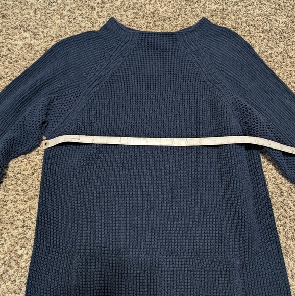 LUNYA Blue Waffle Knit Long Sleeve Top - Picture 8 of 10